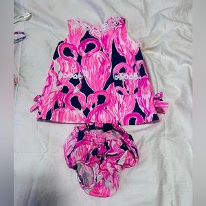 3-6 m dress with bloomers